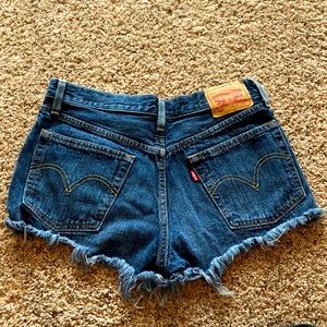 Authentic Levi, 501 cut off shorts